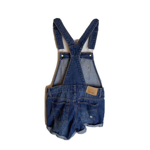 Levi's Kids Dark Blue Denim Overalls - Picture 2 of 10